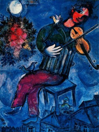 Chagall - El violinista azul (1947)