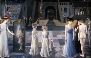 Paul Delvaux - The Tunnel (1978)